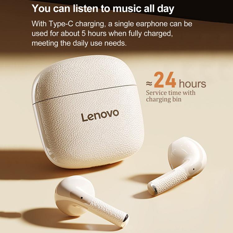 Lenovo EA166 TWS ENC Noise Reduction Semi-in-ear Wireless Bluetooth Earphone(Black) - Image 8