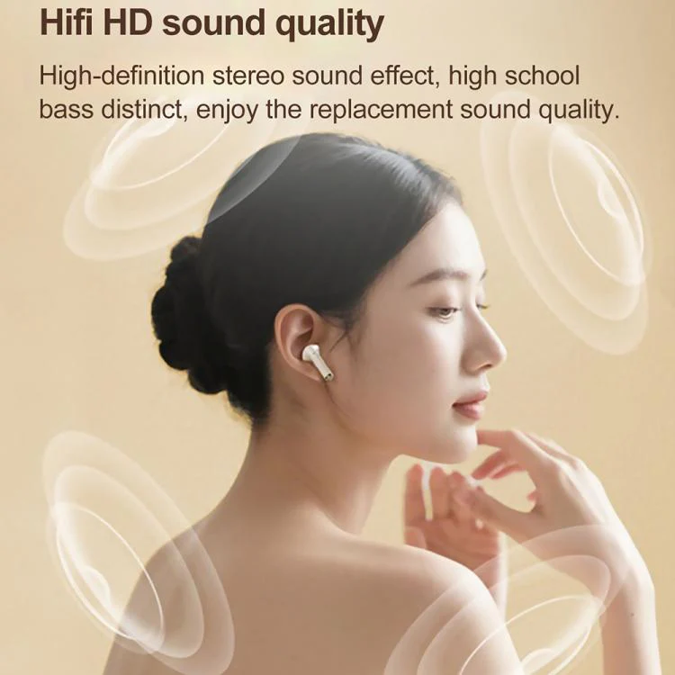 Lenovo EA166 TWS ENC Noise Reduction Semi-in-ear Wireless Bluetooth Earphone(White) - Image 3
