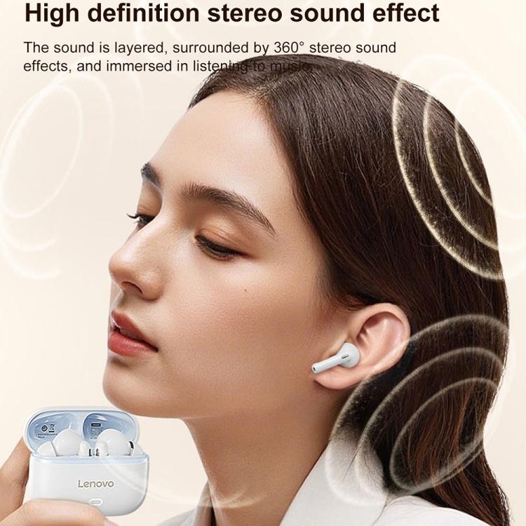 Lenovo EA269 TWS ENC Noise Reduction Semi-in-ear Wireless Bluetooth Earphone(Grey) - Image 7
