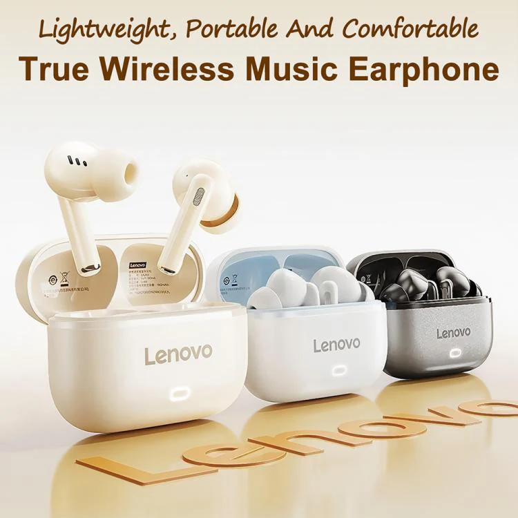 Lenovo EA269 TWS ENC Noise Reduction Semi-in-ear Wireless Bluetooth Earphone(White) - Image 2