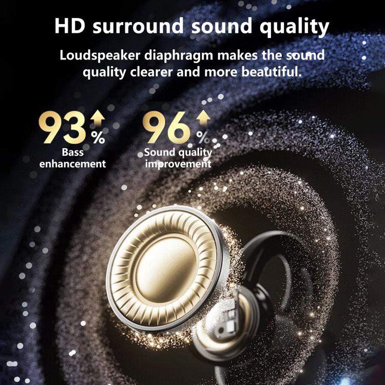 Lenovo EA419 Open Ear Clip-On True Wireless Bluetooth Earphone(Black) - Image 5