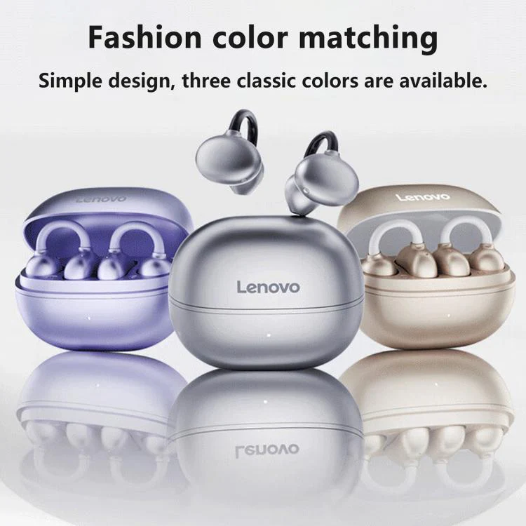 Lenovo EA419 Open Ear Clip-On True Wireless Bluetooth Earphone(Gold) - Image 3