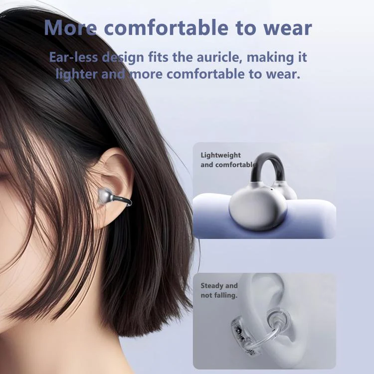 Lenovo EA419 Open Ear Clip-On True Wireless Bluetooth Earphone(Gold) - Image 4