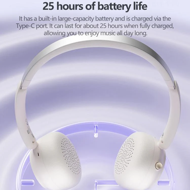 Lenovo EB300 Over-Ear AI Call Noise Reduction Bluetooth Earphone(Dark Black) - Image 3