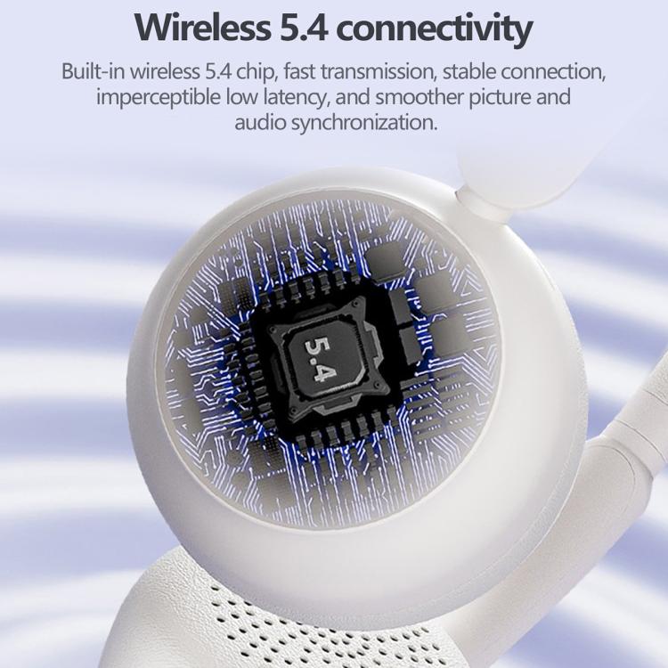Lenovo EB300 Over-Ear AI Call Noise Reduction Bluetooth Earphone(Dark Black) - Image 6