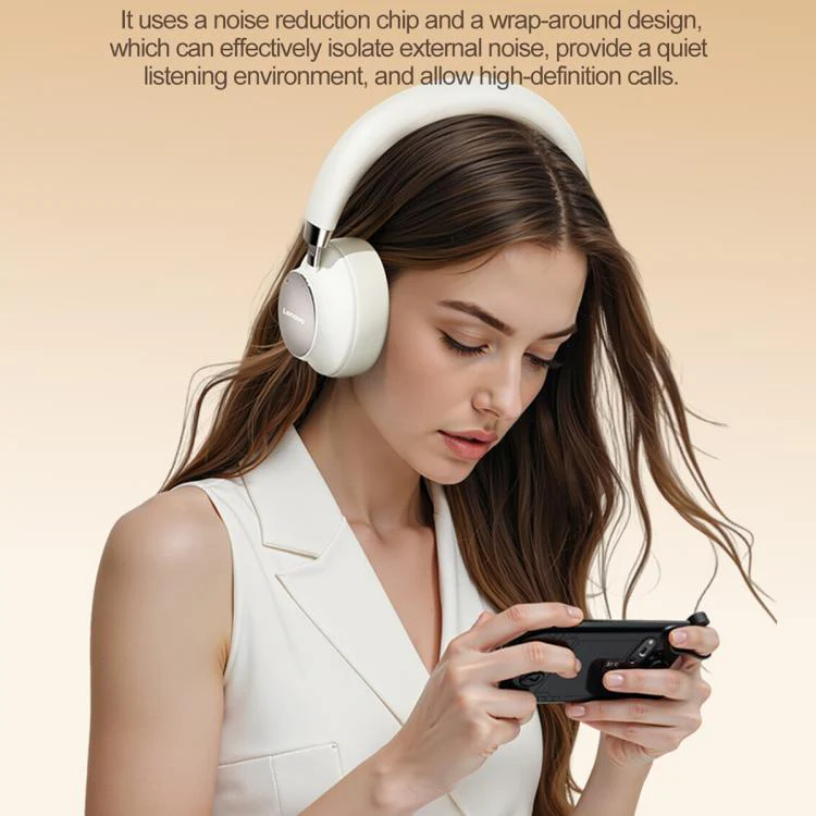 Lenovo TB300 Over-ear Dual-mode Smart Noise Reduction Bluetooth Earphone(White) - Image 6