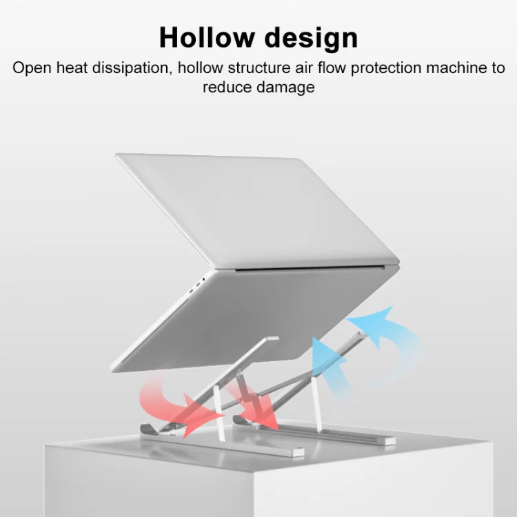 Lenovo Thinkplus Desktop Laptop Holder L10(Silver) - Image 3