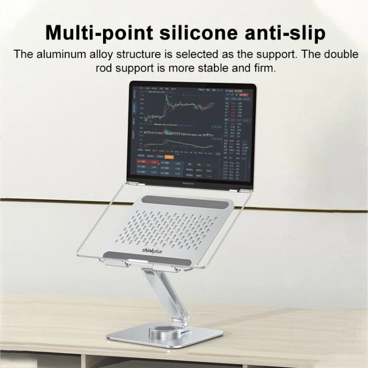 Lenovo Thinkplus Desktop Laptop Holder L30 Upgrade(Silver) - Image 6