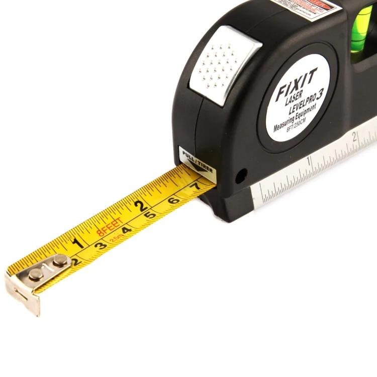 Level Laser Aligner Horizon Vertical Measuring Tape - Image 4