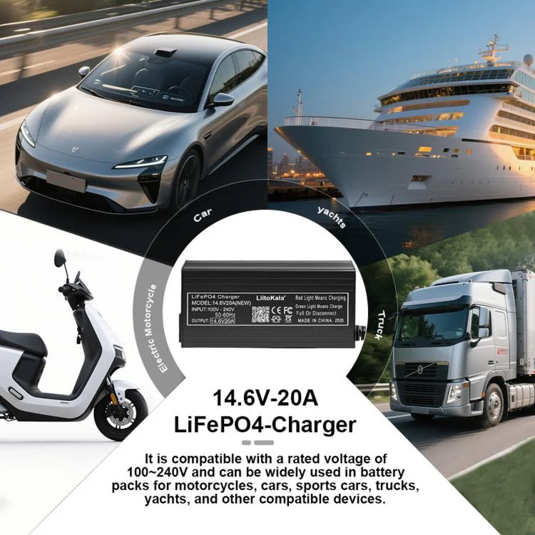LiitoKala 4S 14.6V 20A LiFePO4 Charger(EU Plug) - Image 7