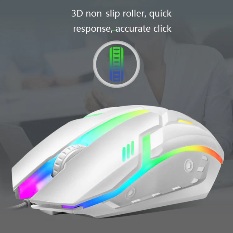 LIMEIDE GTX300 104 Keys Retro Round Key Cap USB Wired Mouse Keyboard, Cable Length: 1.4m, Colour: Punk Single Keyboard Black - Image 4