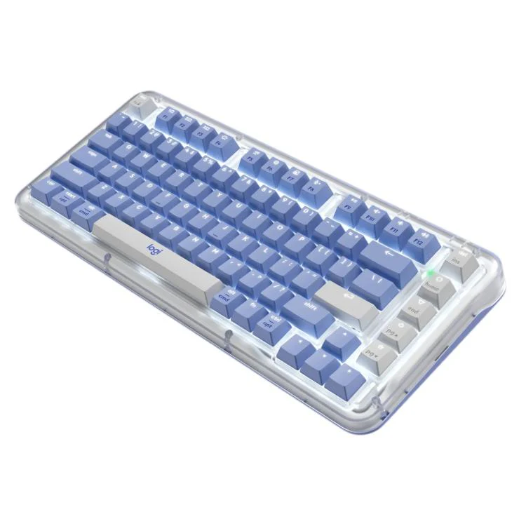 Logitech ALTO KEYS K75M Amber Series Custom Tri-Mode Wireless Mechanical Keyboard(Blue Purple)