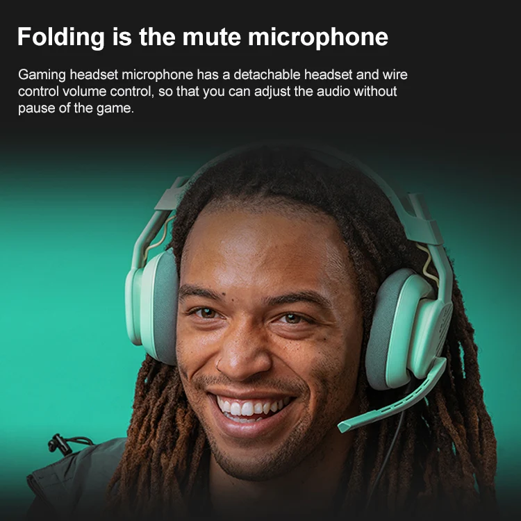 Logitech Astro A10 Gen 2 Wired Headset Over-ear Gaming Headphones (Green) - Image 6