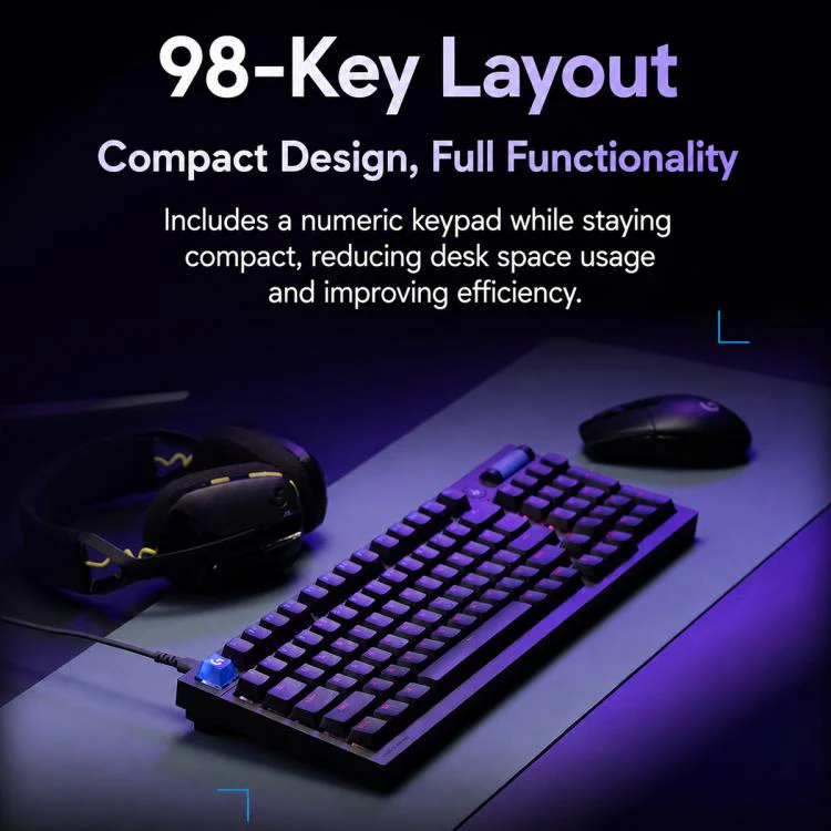 Logitech G316 8K Custom Mechanical Gaming Keyboard Esports Edition with Tactile Switches(Black) - Image 12