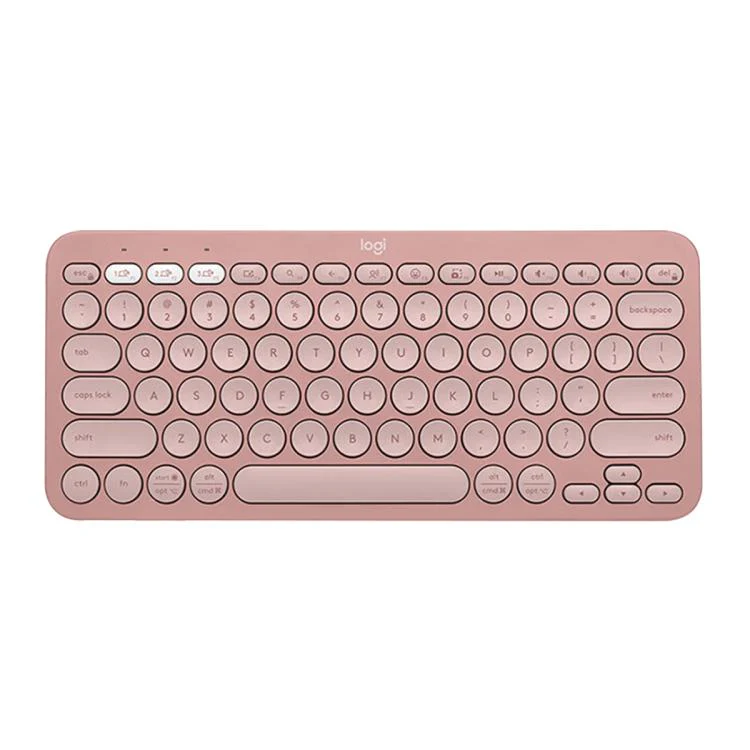 Logitech K390 Ultra-thin Portable Wireless Bluetooth Keyboard(Pink)