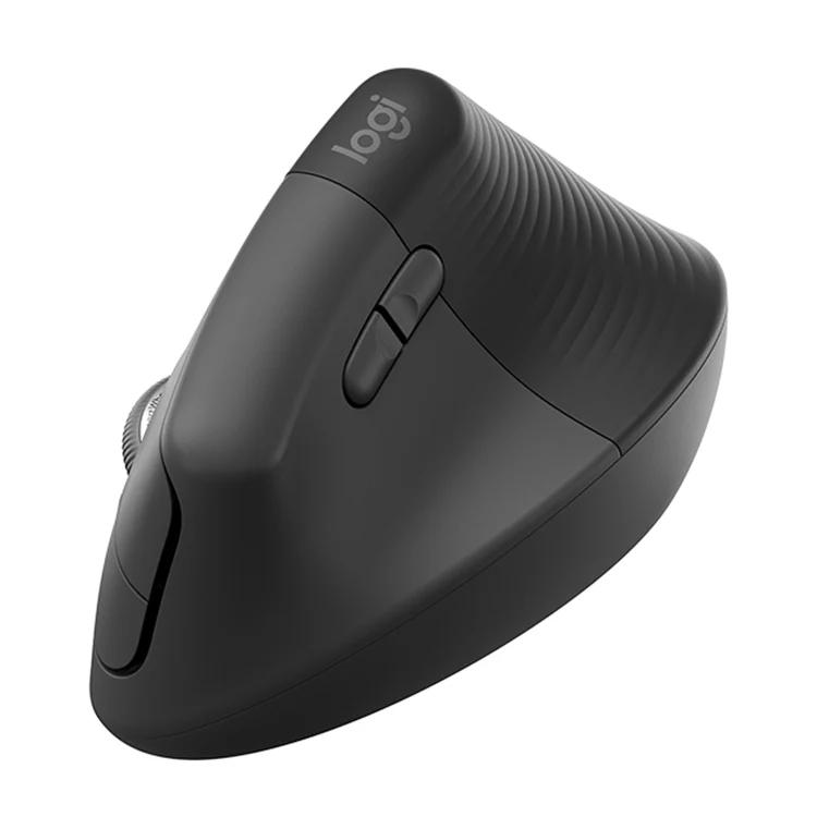 Logitech Lift Vertical 1000DPI 2.4GHz Ergonomic Wireless Bluetooth Dual Mode Mouse (Black) - Image 2