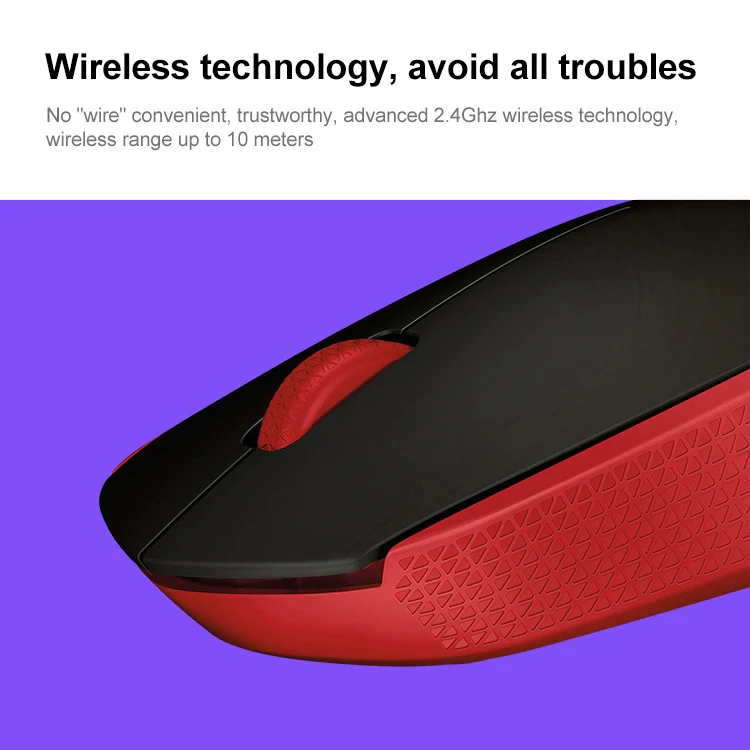 Logitech M171 1000DPI USB Wireless Mouse with 2.4G Receiver (Blue) - Image 6
