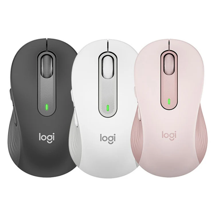 Logitech M650 5-keys 2000 DPI Wireless Bluetooth Silent Mouse (Pink) - Image 2