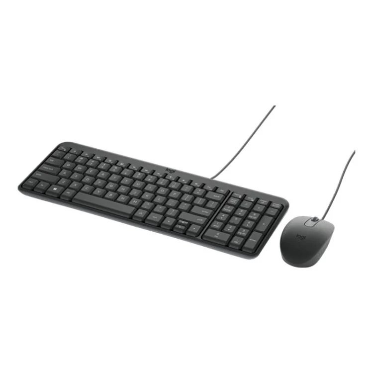Logitech MK106 Wired Keyboard and Wired Mouse Combo(Black) - Image 2
