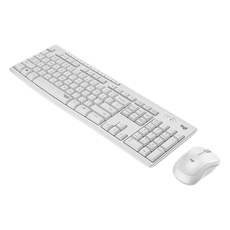 Logitech MK295 USB Wireless Silence Keyboard Mouse Set (White) - Image 3