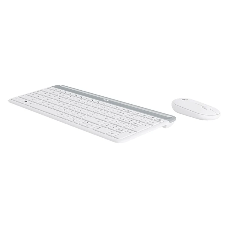 Logitech MK470 Wireless Silence Keyboard Mouse Set (White) - Image 2