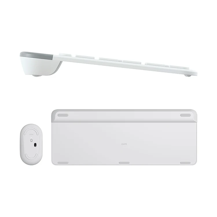 Logitech MK470 Wireless Silence Keyboard Mouse Set (White) - Image 3