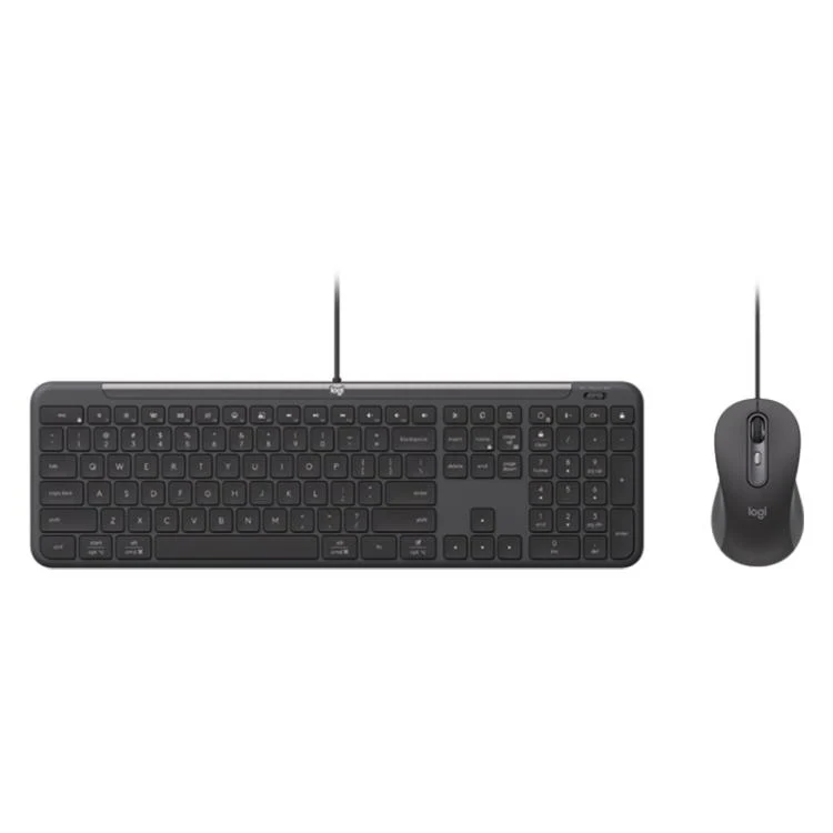 Logitech MK620 Signature Slim Wired Keyboard and Wired Mouse Combo for Business(Black) - Image 2