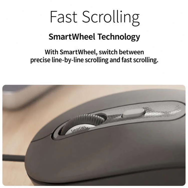 Logitech MK620 Signature Slim Wired Keyboard and Wired Mouse Combo for Business(Black) - Image 7