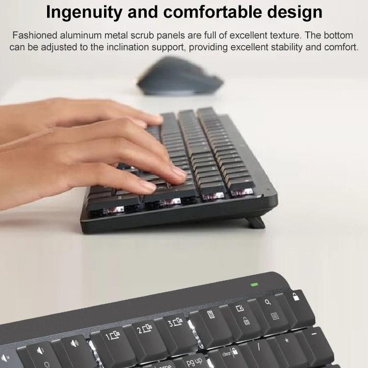 Logitech MX Mechanical Mini Wireless Bluetooth Dual Mode Keyboard with Logi Bolt USB Receiver(Brown Axis) - Image 6