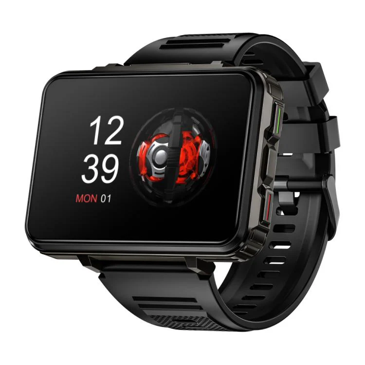 LOKMAT APPLLP 5 Max 4G Smart Watch, 4GB+64GB, 2.4 inch MT6762 + PAR2822 Octa Core, Android 10.7, Heart Rate, Video Call(Black)