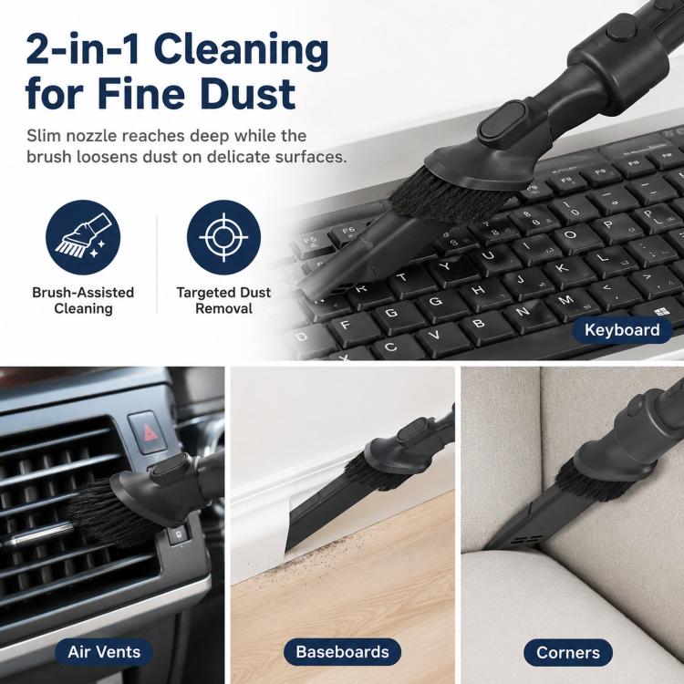 Long Flat Suction Nozzle For Dreame R10 / R20 / H30 / T30 / V11 / V8 Cordless Vacuums - Image 2
