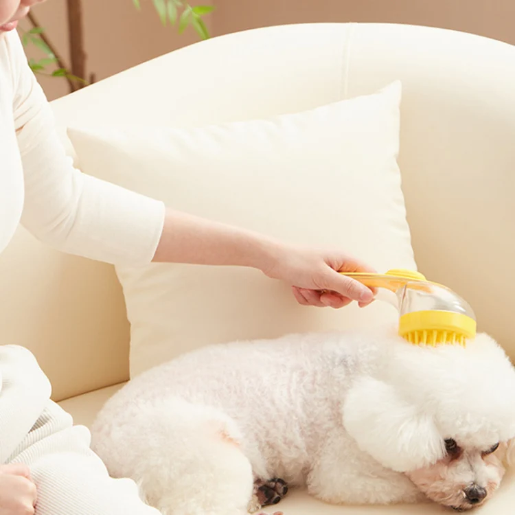 Long Handle Pet Bathing Brush Silicone Dogs Cats Cleaning Massage Brush Grooming Comb, Style: Coarse Teeth Green - Image 10