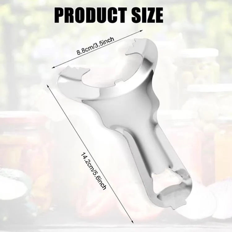 LsCook Multifunctional Mason Jar Lid Opener Stainless Steel Bottle Opener(OPP Bagged) - Image 7