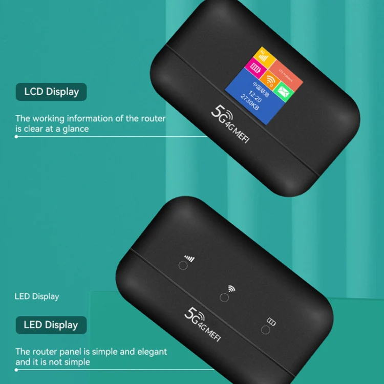 LT600 LCD Display 4G LTE Router Portable Car Terminal Mobile WIFI Card SIM Router - Image 4