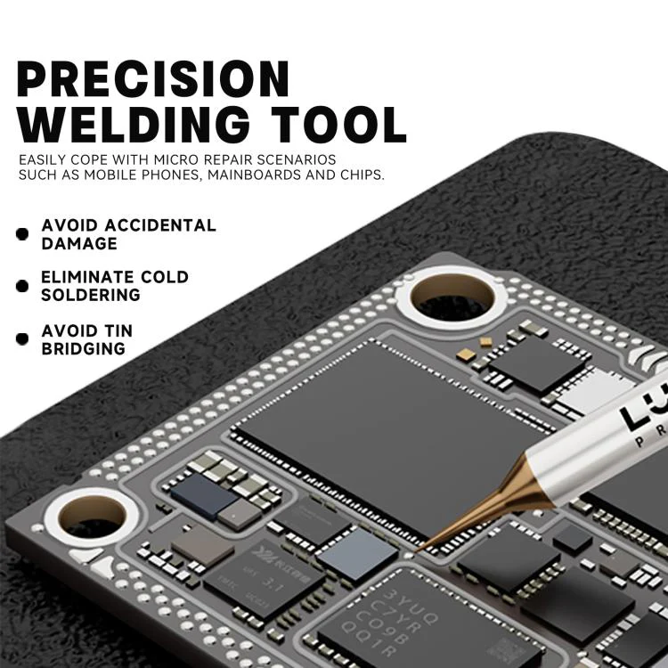 LUOWEI LW-C210F Series 10 in 1 Flying Wire Soldering Iron Tip Set, Model:Elbow - Image 4