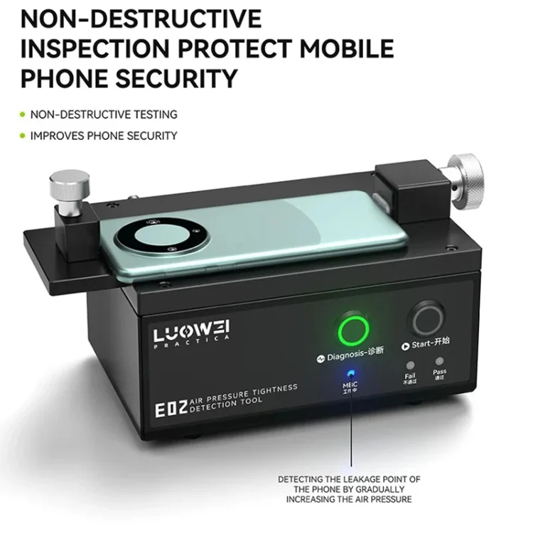 LUOWEI LW-E02 Phone Airtightness Electric Tester Supports Positive / Negative Pressure Test, US Plug - Image 2