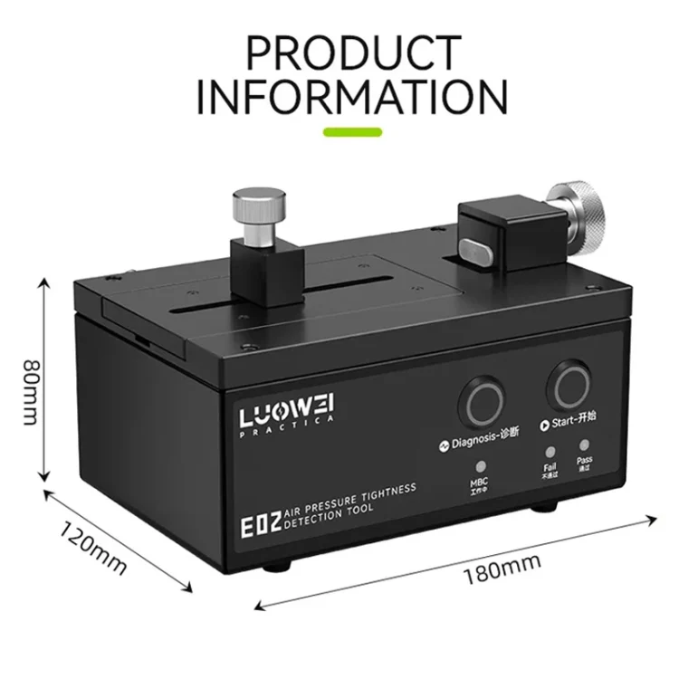 LUOWEI LW-E02 Phone Airtightness Electric Tester Supports Positive / Negative Pressure Test, US Plug - Image 3