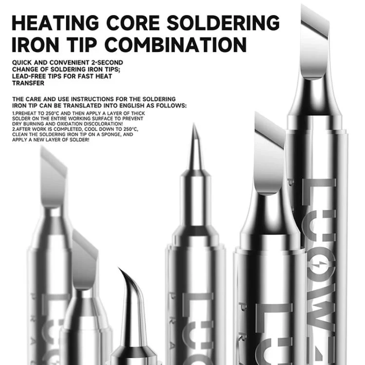 LUOWEI LW-T12 Series Soldering Iron Tips for T12 Soldering Station, Model:LW-T12-K - Image 3