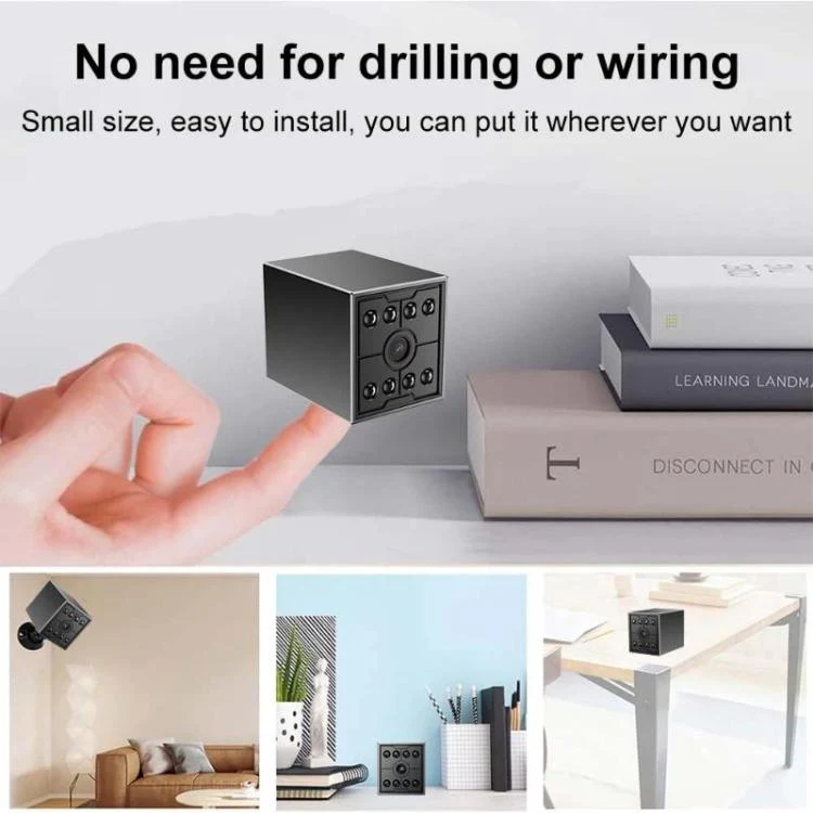 M09 Wireless Mini HD Infrared Night Vision Camera Motion Detection WiFi Monitor - Image 8