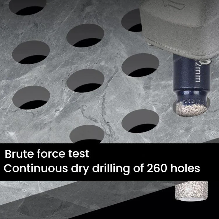M10 Angle Grinder Hole Saw Glass Stone Hole Enlargement Trimming Head, Size: 12MM - Image 11