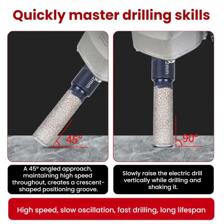 M10 Angle Grinder Hole Saw Glass Stone Hole Enlargement Trimming Head, Size: 6MM - Image 6