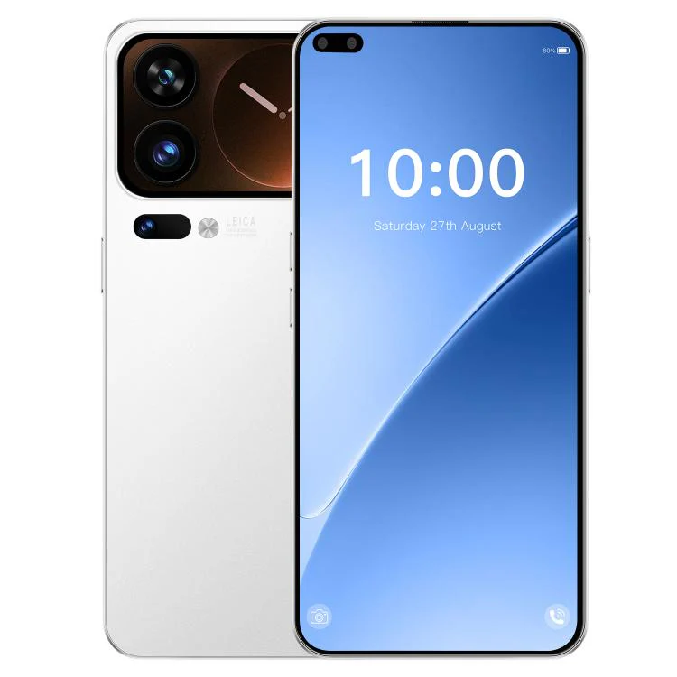 M17 Pro Max / C300, 8GB+128GB, 6.6 inch Android 10 MTK6873 Octa Core, Network: 5G, Dual SIM, Plug:AU Plug(White)