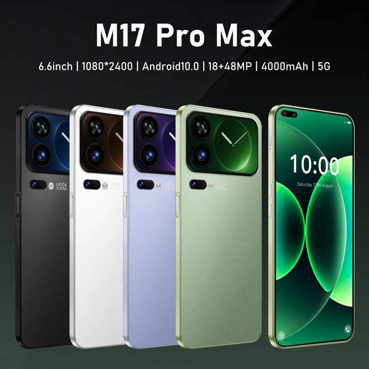 M17 Pro Max / C300, 8GB+128GB, 6.6 inch Android 10 MTK6873 Octa Core, Network: 5G, Dual SIM, Plug:US Plug(Black) - Image 4