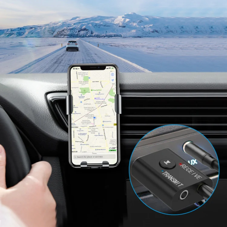 M188 Car Bluetooth Transmitter Receiver with Microphone Support Hands-free Call - Image 7