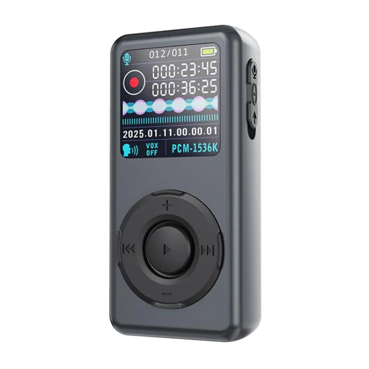 M21 Business Collar Style Voice Recorder with 0.85-inch TFT Display, Memory:32GB(Dark Grey)