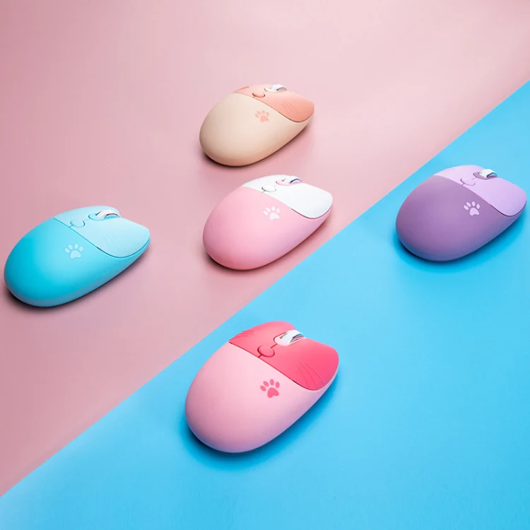 M3 3 Keys Cute Silent Laptop Wireless Mouse, Spec: Bluetooth Wireless Version (Green) - Image 7