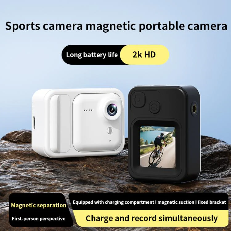 M36 1.54 inch HD Screen Magnetic Detachable Action Camera(Black) - Image 6