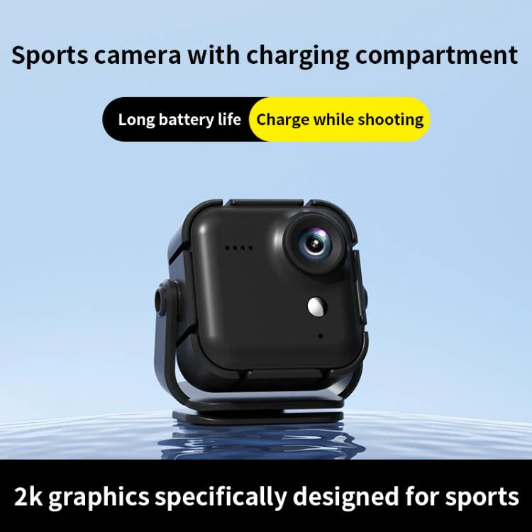 M36 1.54 inch HD Screen Magnetic Detachable Action Camera(Black) - Image 8