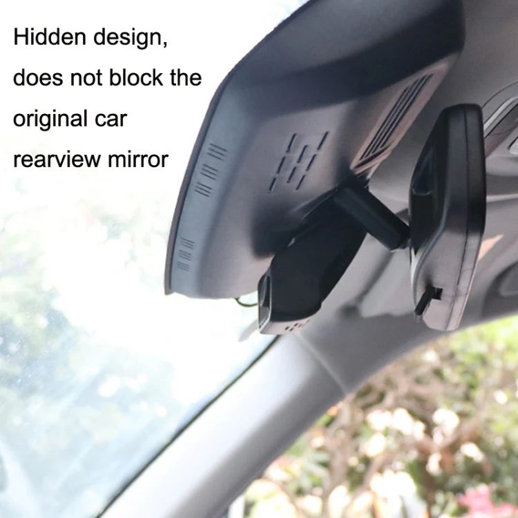 M8 Hidden Driving Recorder WiFi Phone Connecting Car Parking Monitoring 1080P HD Recorder(Without Button+USB Long Line) - Image 7