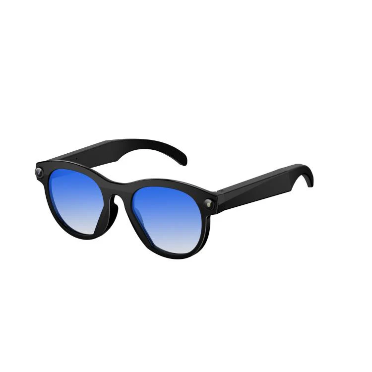 M88-S 8MP AI Smart Glasses, Support Bluetooth Call / AI Voice Assistant / Music Control(Black Blue)